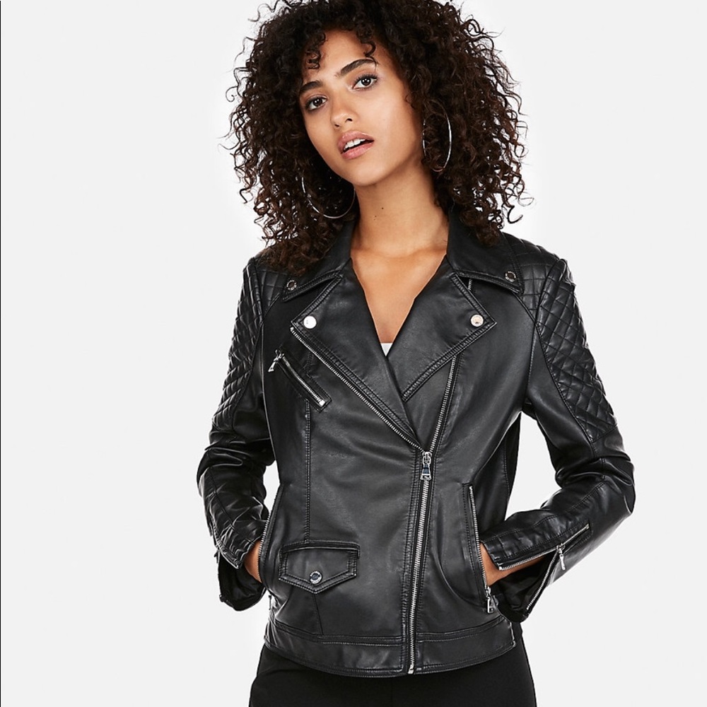 NWT Express faux leather jacket